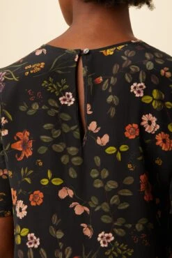 Darla Washable Silk Dress - Saint Germain Floral -Mode Weft Sales Store 0703 Darla St Germain Floral 5