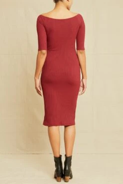 Amara Paris Rib Dress - Mulberry -Mode Weft Sales Store 0738 Amara Mulberry 0090 web 1664b1b5 0baa 4a7f 8f60 4e84be706d68