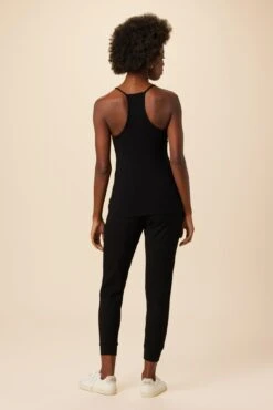 Jada Dream Rib Tank - Black -Mode Weft Sales Store 09 1329 Jada Dream Rib Black 3