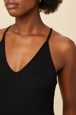 Jada Dream Rib Tank - Black -Mode Weft Sales Store 09 1329 Jada Dream Rib Black 4