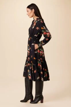 Dannica Ecovero Dress - Treviso Orange -Mode Weft Sales Store 10013 Dannica Treviso Orange 2