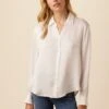 Bixby Eco Textured Viscose Blouse - White -Mode Weft Sales Store 10051 Bixby Seersucker White 1
