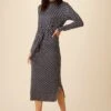 Castile Viscose Knit Dress - Mia Dot