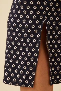 Castile Viscose Knit Dress - Mia Dot -Mode Weft Sales Store 10078 Castille Viscose Mia Dot 5