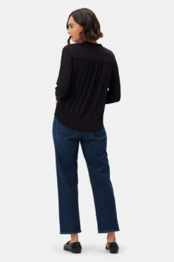 Aster Dream Knit Blouse - Black -Mode Weft Sales Store 10083 Aster Black 3