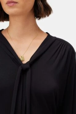 Aster Dream Knit Blouse - Black -Mode Weft Sales Store 10083 Aster Black 4