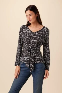 Lana Ecovero Blouse - Italia -Mode Weft Sales Store 10105 Lana Italia 1