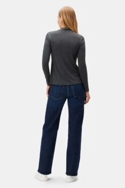 Wren Dream Knit Top - Anthracite -Mode Weft Sales Store 10130 Wren Dream Knit Anthracite 3