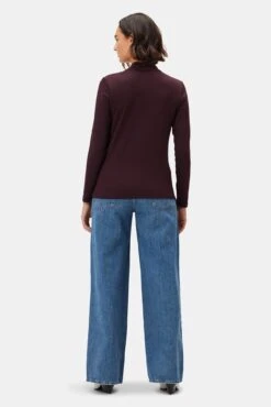 Wren Dream Knit Top - Vineyard -Mode Weft Sales Store 10130 Wren Vineyard 3