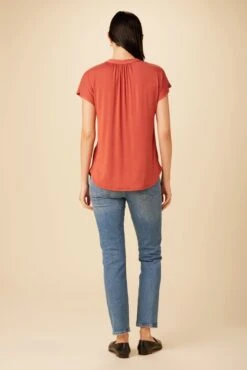 Atlanta Dream Knit Top - Sienna -Mode Weft Sales Store 10131 Atlanta Modal Sienna 3