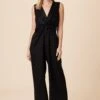 Cayenne Tencel Jumpsuit - Black -Mode Weft Sales Store 10134 Cayenne Twill Black 1