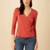 Gladys Dream Knit Top - Sienna -Mode Weft Sales Store 10135 Gladys Dream Knit Sienna 1