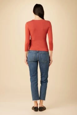 Gladys Dream Knit Top - Sienna -Mode Weft Sales Store 10135 Gladys Dream Knit Sienna 3