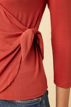 Gladys Dream Knit Top - Sienna -Mode Weft Sales Store 10135 Gladys Dream Knit Sienna 4