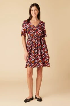 Lulu Ecovero Dress - Villa Floral