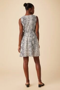 Ivy Washable Silk Dress - Serpentine -Mode Weft Sales Store 10165 Ivy Serpentine 3