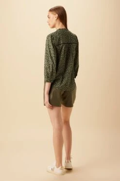 Charlotte Organic Cotton Blouse - Sophia -Mode Weft Sales Store 10179 Charlotte Cotton Sofia 3