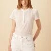 Kole Ecovero Eyelet Blouse - White -Mode Weft Sales Store 10188 Kole White 1