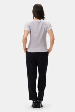 Eleanor Baby Rib Tee - Lilac -Mode Weft Sales Store 10194 Eleanor Lilac 3