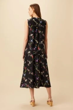 Amy Washable Silk Blouse - Marin Floral -Mode Weft Sales Store 10209 SL Amy Marin Floral 3