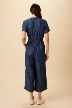 Bijou Denim Tencel Jumpsuit - Indigo -Mode Weft Sales Store 10211 Bijou Tencel Indigo 3