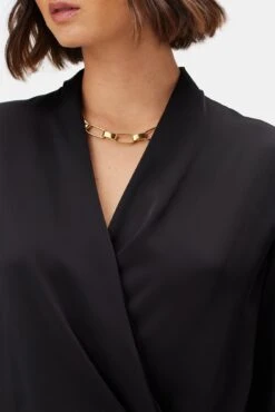 Calais Blouse - Black -Mode Weft Sales Store 10243 Calais Black 4