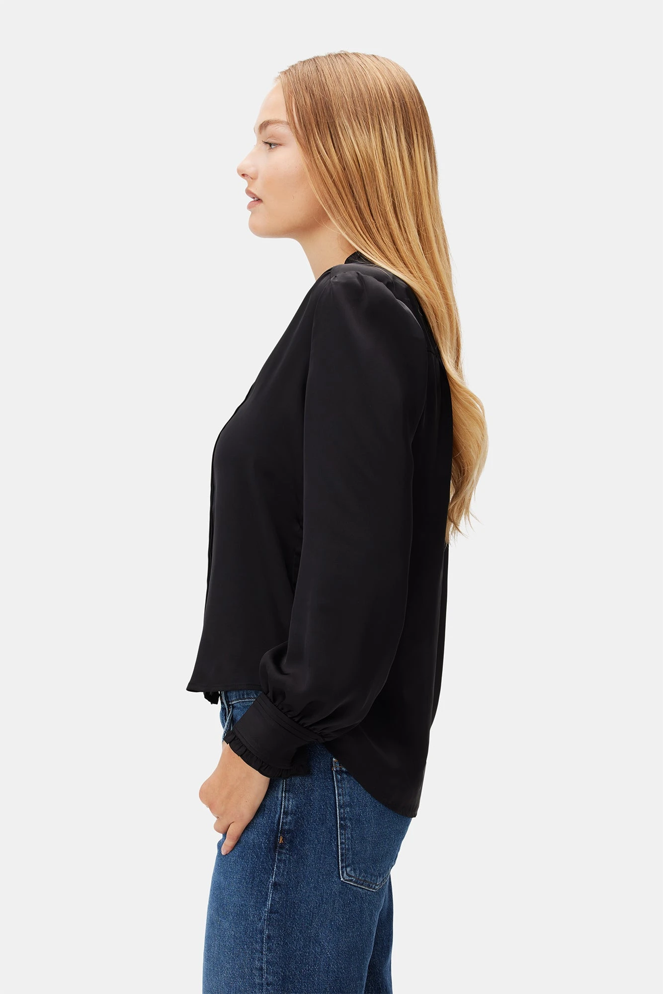 Charlotte Blouse - Black 4 Charlotte Blouse - Black - Image 2