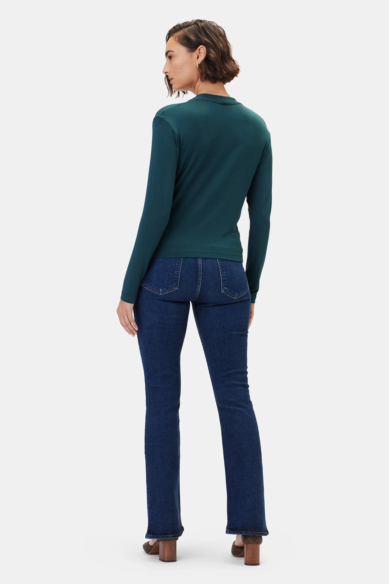 Calais Dream Knit Blouse - Darkest Spruce 5 Calais Dream Knit Blouse - Darkest Spruce - Image 3