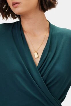 Calais Dream Knit Blouse - Darkest Spruce 9 Calais Dream Knit Blouse - Darkest Spruce -Mode Weft Sales Store 10333 Calais Knit Darkest Spruce 4