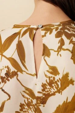 Odilia Tencel Twill Blouse - Pasadena Gold -Mode Weft Sales Store 10334 Odilia Twill Pasadena Gold 5