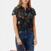 Renata Washable Silk Blouse - Osaka Floral -Mode Weft Sales Store 1068 Renata Silk Osaka Floral 4