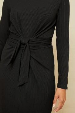 Castile Paris Rib Dress - Black -Mode Weft Sales Store 1080 Castile Paris Rib Black 13979 web 198a6913 44e7 4e78 9063 321bbdb49be0