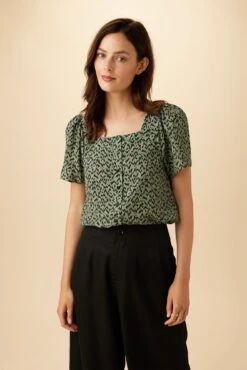 Donna Washable Silk Blouse - Sophia