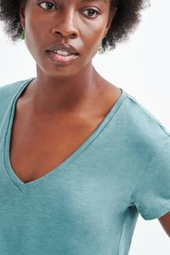 Joline Reverie Slub Tee - Eucalyptus -Mode Weft Sales Store 1334 Joline Eucalyptus 1402 web 7cd66527 aa23 4c22 bac3 2b00f61e1775