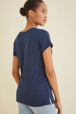 Leif Reverie Slub Tee - Navy -Mode Weft Sales Store 1335 Leif Navy 1263 web ba727f6c 5239 4d38 a129 2f3e705f7612