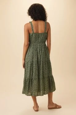 Elio Organic Cotton Midi Dress - Sophia -Mode Weft Sales Store 14 10183 Elio Cotton Sophia 3