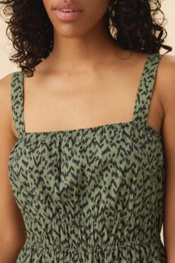 Elio Organic Cotton Midi Dress - Sophia -Mode Weft Sales Store 14 10183 Elio Cotton Sophia 4