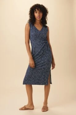 Cornelia Reverie Knit Dress - Trieste Dot