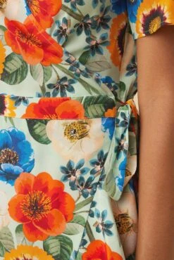 Luella Washable Silk Dress - Devon Floral -Mode Weft Sales Store 16 10181 Luella Devon Floral 5