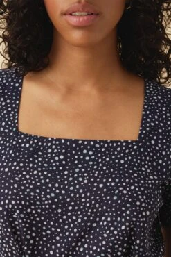 Ria Organic Cotton Dress - Trieste Dot 11 Ria Organic Cotton Dress - Trieste Dot -Mode Weft Sales Store 17 10218 Ria Cotton Trieste Dot 4