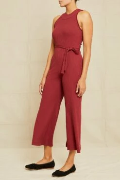 Maja Paris Rib Jumpsuit - Mulberry -Mode Weft Sales Store 211013 AV October ECOMM 0475MajaMulberryParisRib 8531 web 5315ecd1 1fe7 4f67 8735 4f29bdcde235