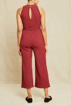 Maja Paris Rib Jumpsuit - Mulberry -Mode Weft Sales Store 211013 AV October ECOMM 0475MajaMulberryParisRib 8559 web b1d7e321 9f88 4b51 b791 af8df4dc41f1