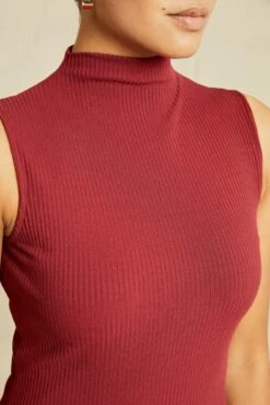 Lux Sleeveless Dress - Mulberry -Mode Weft Sales Store 3002 SL Lux Dress Mulberry 00555 web eacab86d 57e5 4b99 b4db 74c089aa7511