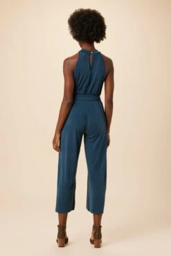 Georgina Tencel Luxe Jumpsuit - Azure -Mode Weft Sales Store 30 6670 Georgina OL ONLY Azure 3