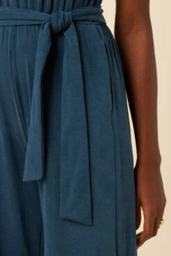 Georgina Tencel Luxe Jumpsuit - Azure -Mode Weft Sales Store 30 6670 Georgina OL ONLY Azure 5