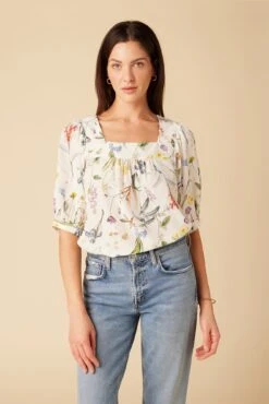 Edith Washable Silk Blouse - Gemini Ivory