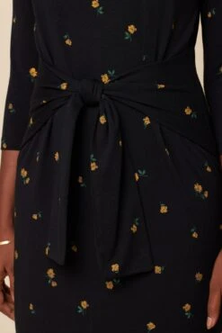 Colombe 3/4 Sleeve Reverie Knit Dress - Positano -Mode Weft Sales Store 6054 34 Slv Colombe Positano 4