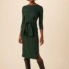 Colombe 3/4 Sleeve Reverie Knit Dress - Forest Leopard -Mode Weft Sales Store 6054 3 4 Slv Colombe Forest Leopard 1