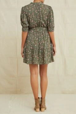 Malta Ecovero Dress - Lago Green -Mode Weft Sales Store 6677MaltaLagoGreen 0763 web ef267e4a 1097 4e96 b28b ae0231c9f126