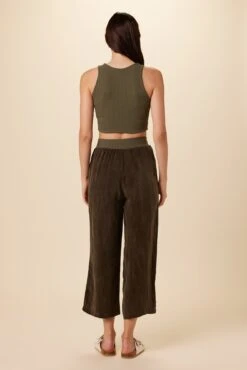 Katrina Paris Rib Tank - Calla Green -Mode Weft Sales Store 6681 Katrina Calla Green 3